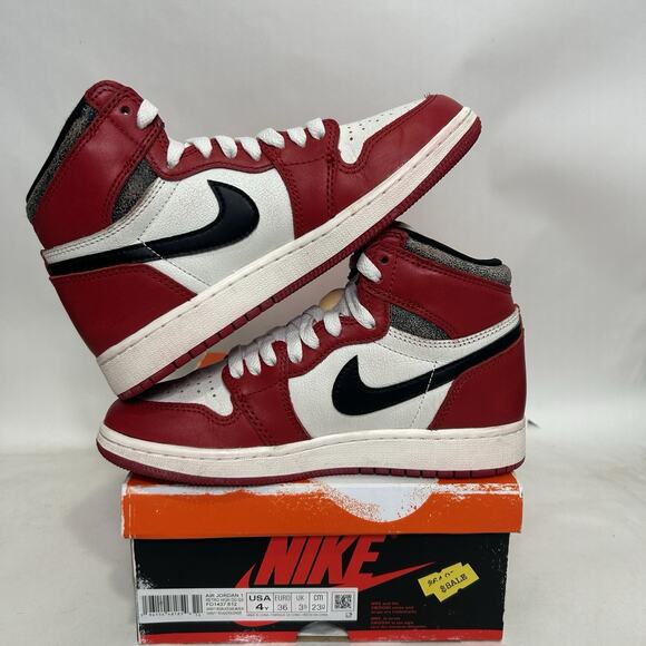 Nike Air Jordan 1 Retro High GS “Chicago/Lost and Found” - Picture 3 of 9